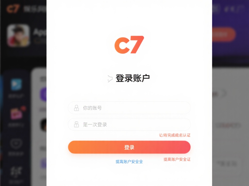 登录账户：打开c7娱乐官网或App，使用你的账号和