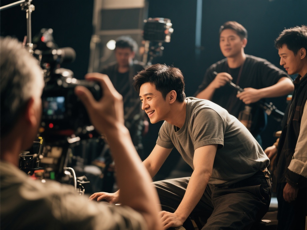 这些幕后照片不仅仅是简单的记录，更是一种情感的传递